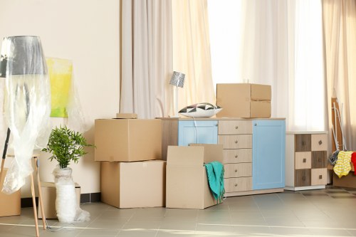 Southwark Removals team preparing a local move