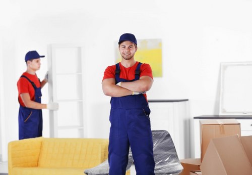 Removal team pricing a Southwark move from a flat