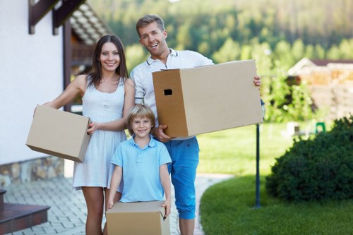 Waste items and recycling materials prepared for lawful removal