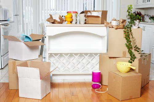 Commercial moving van service for offices and equipment