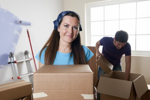 Customer complaint being recorded during a removals service review