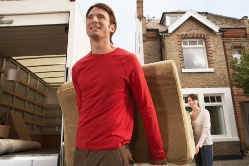 Local removals team helping with a move in Southwark