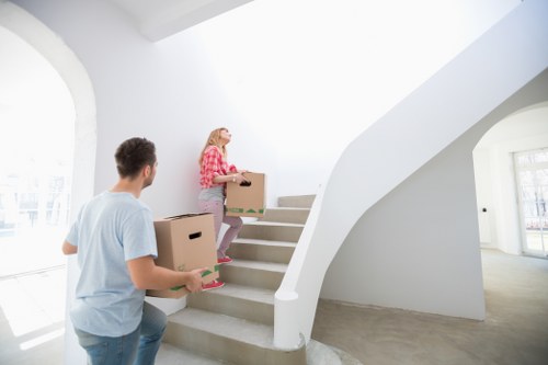 Careful packing and loading during a Southwark removals job
