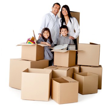 Business relocation items organised for transport across Southwark